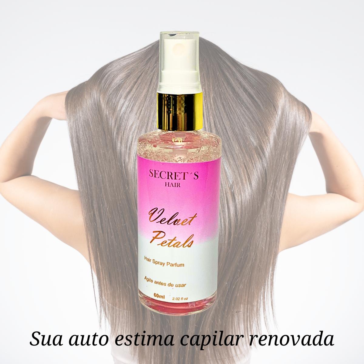 Perfume Capilar Secret's Hair 60ml - Velvet Petals