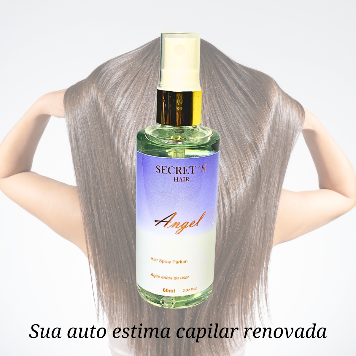 Perfume Capilar Secrets Hair 60ml - Angel